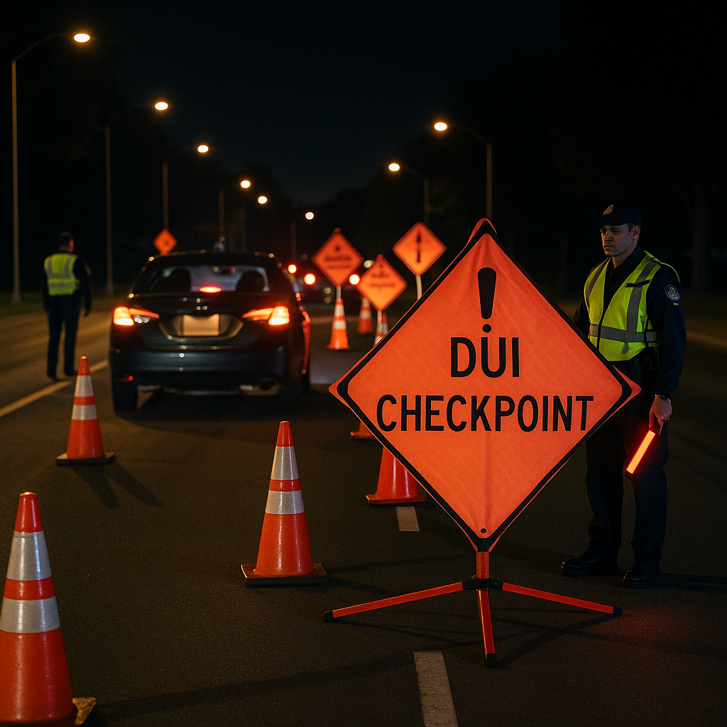 DUI Checkpoints Saturday June 14th 2025